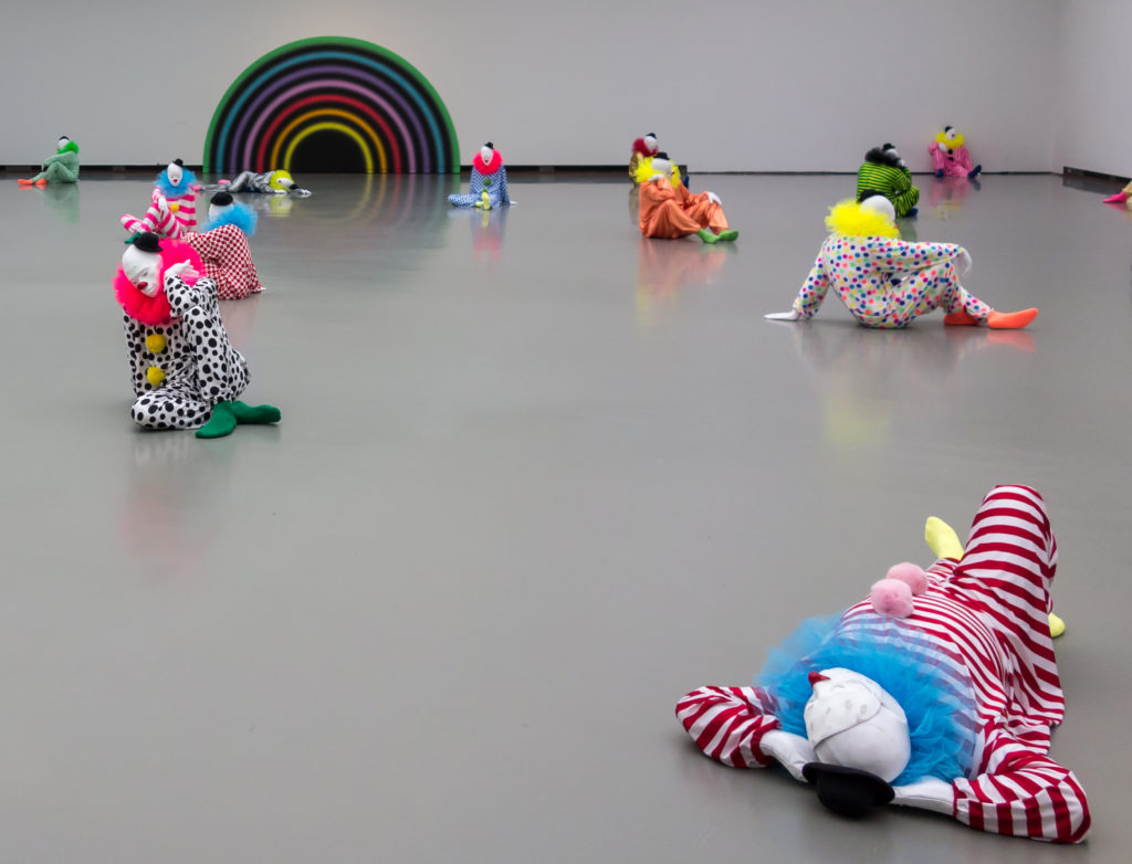 Clowns die een dutje doen