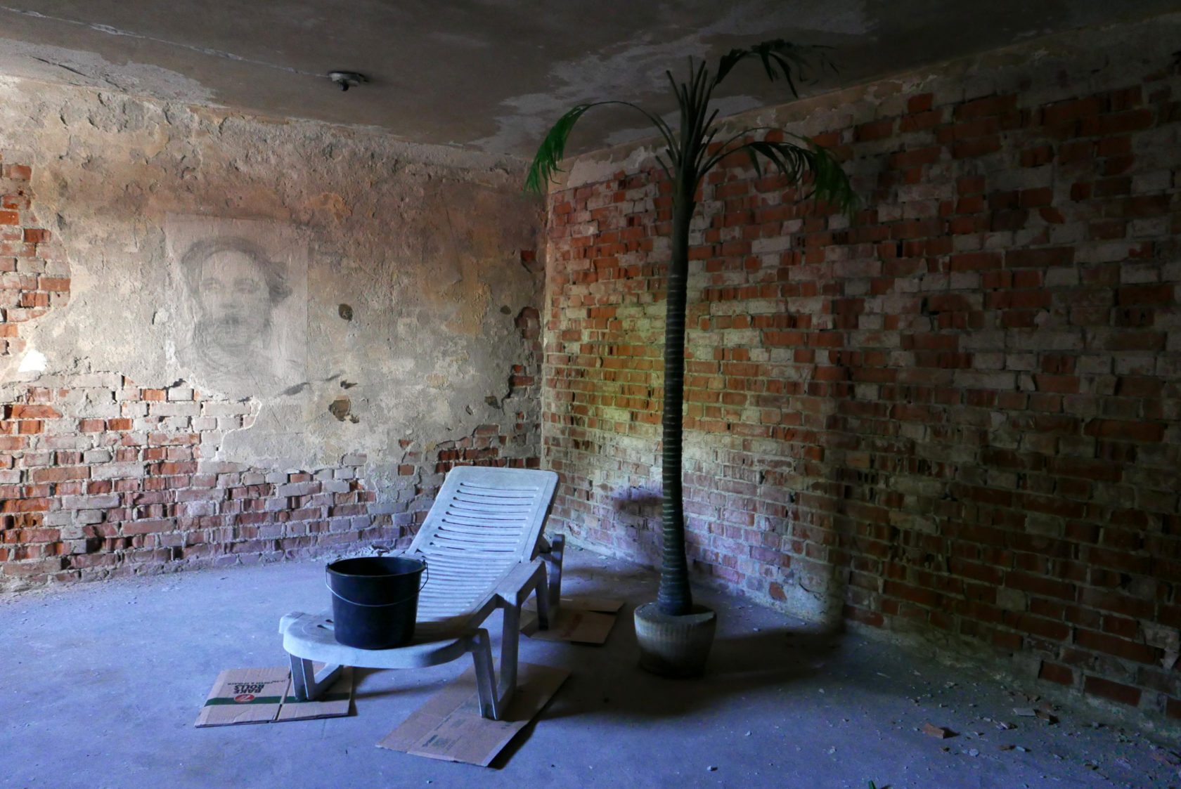 Yvo van der Vat en Herman Lamers in Ruse, Bulgarije