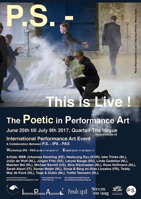 Performance Art Program in the Hague / workshops and festival