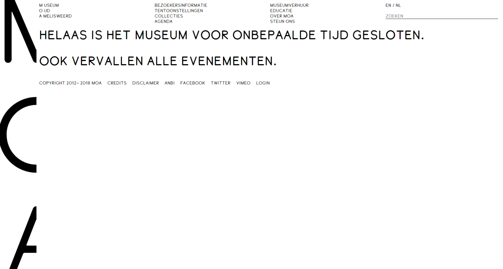 Na de kunstenaar, sterft het museum