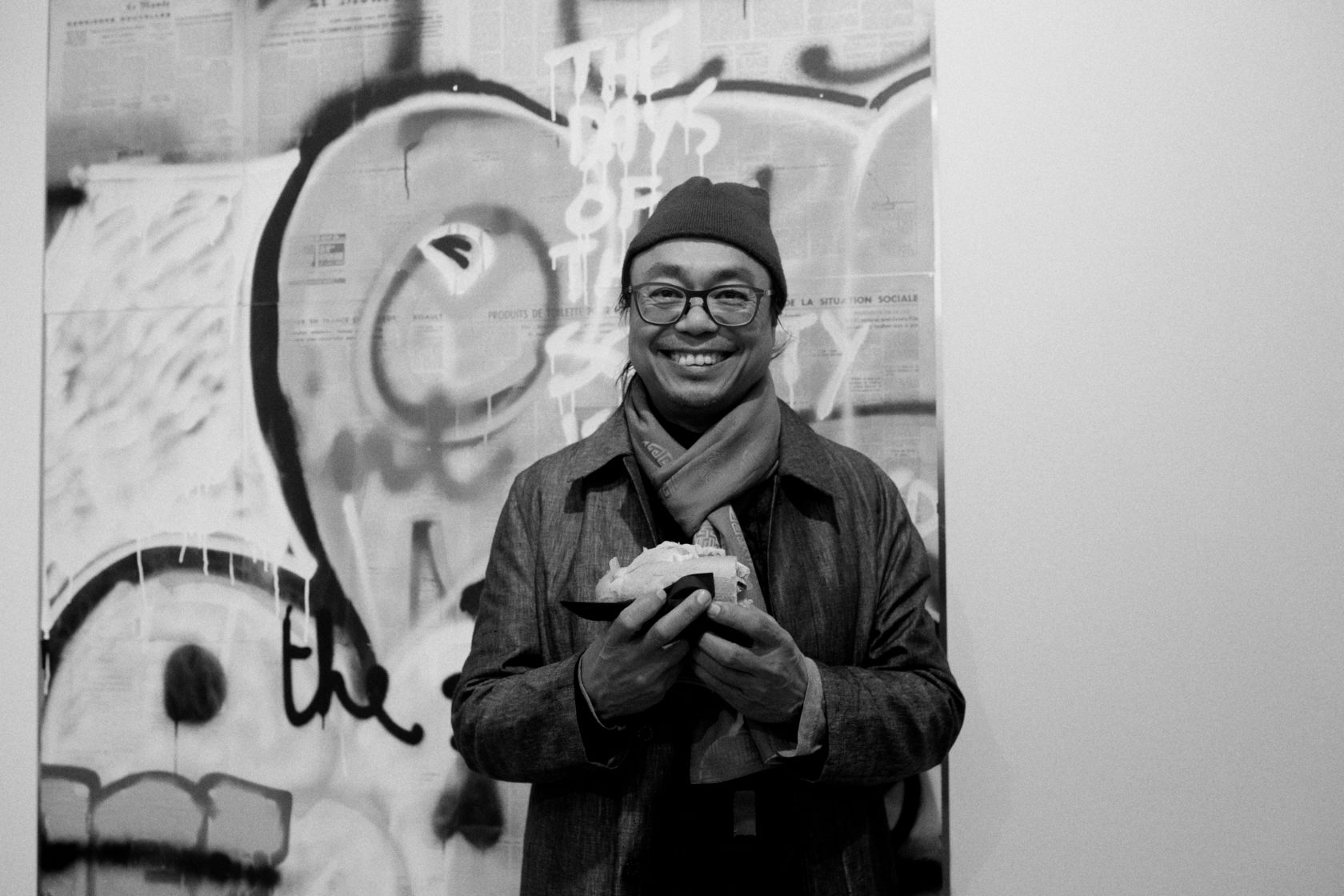 Een varken aan het spit