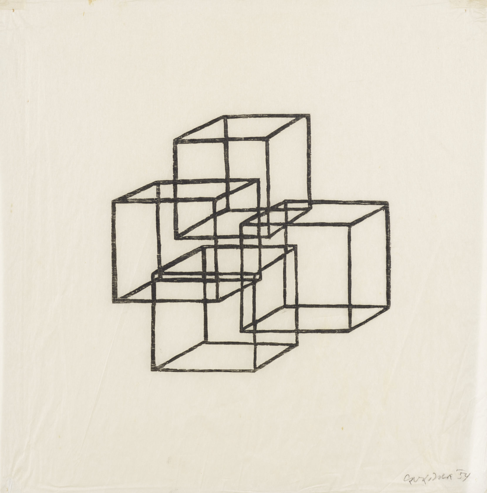 Carel Visser: Genesis en Grafiek