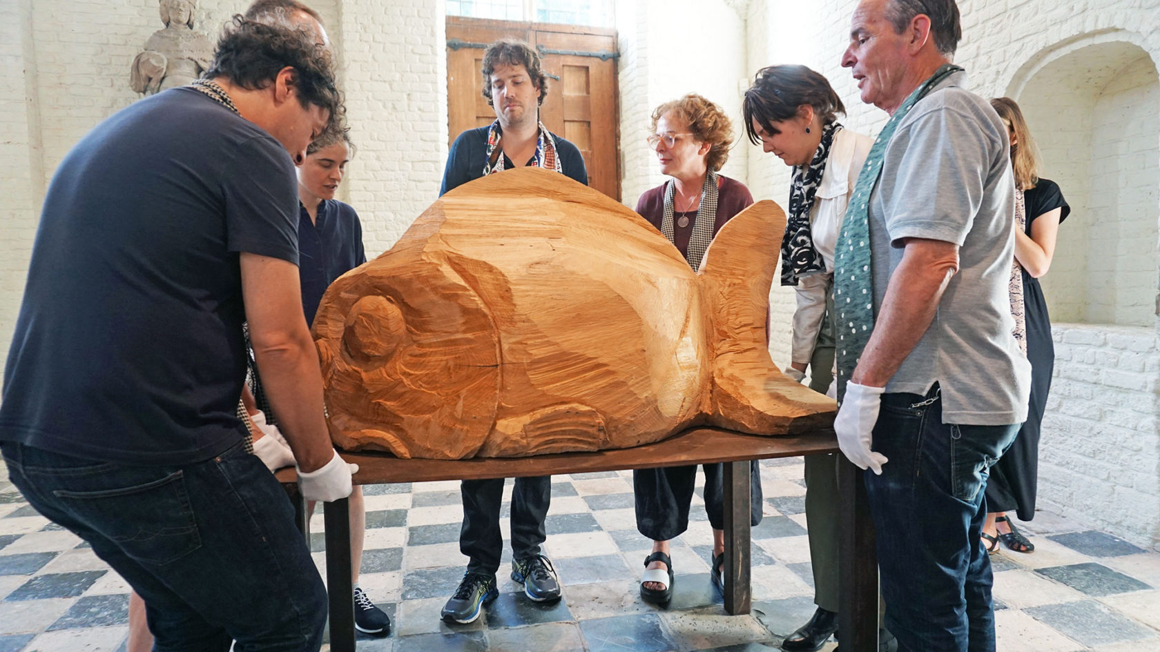 Vis wegen in de Vleeshal