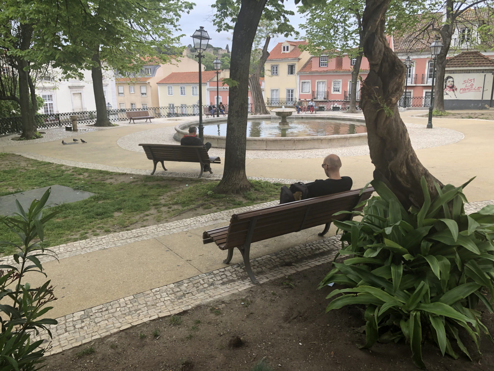 Het reliëf van de stad