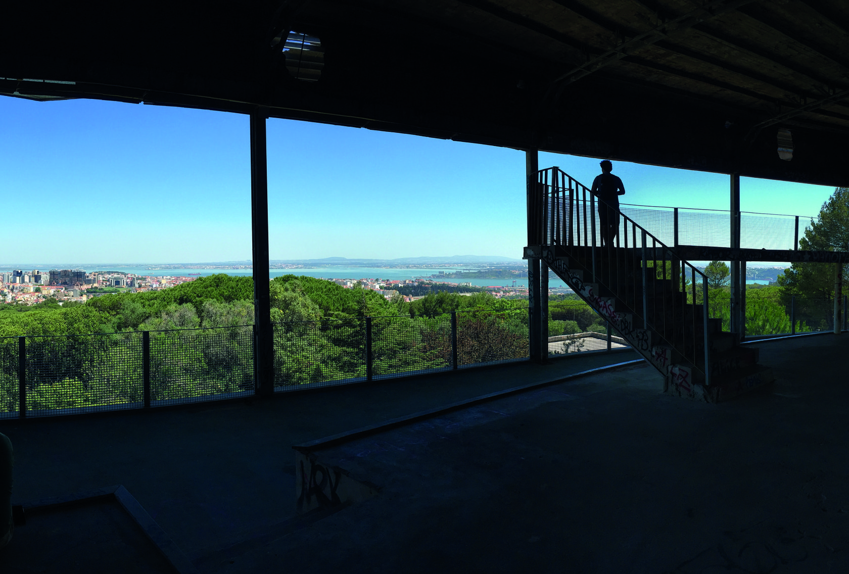 Het reliëf van de stad