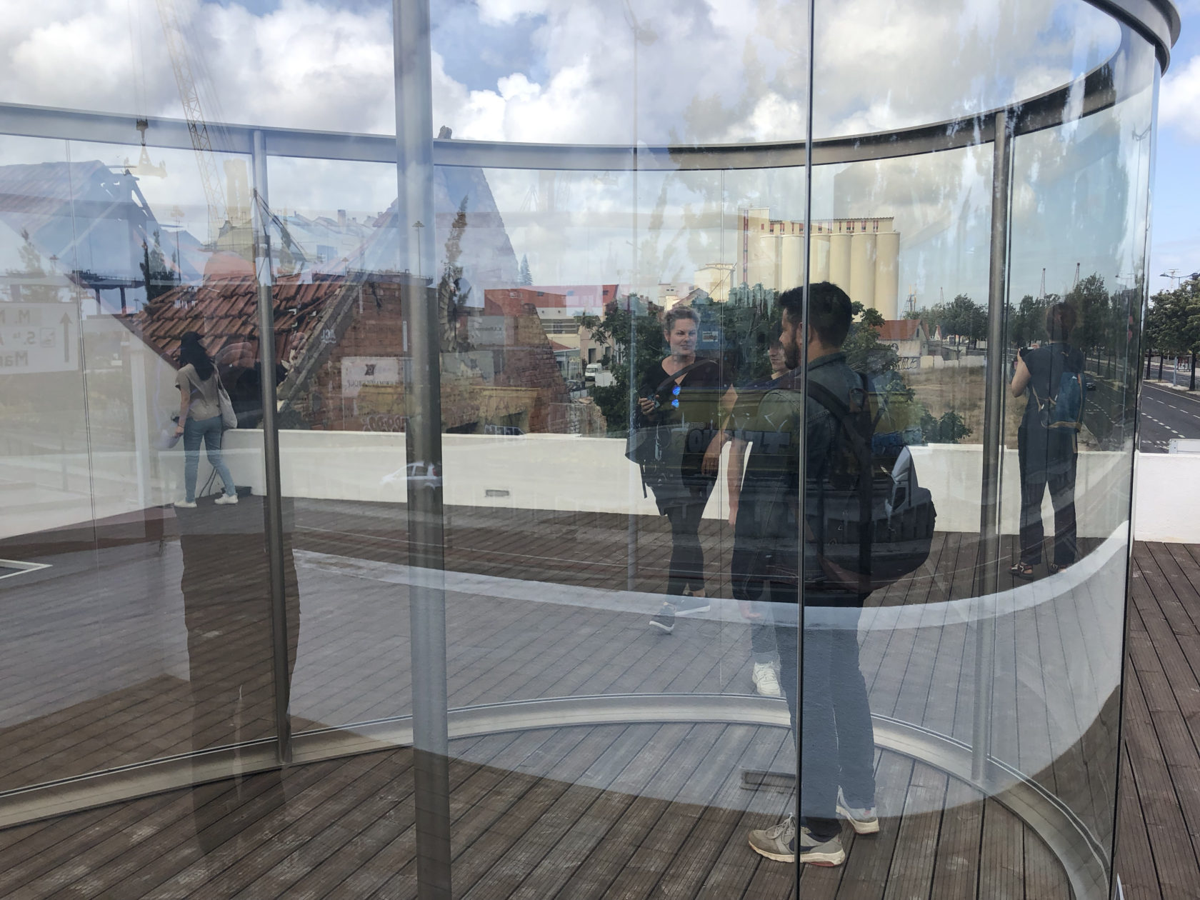 Het reliëf van de stad