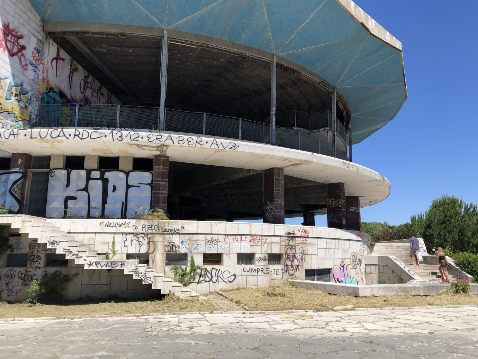 Het reliëf van de stad