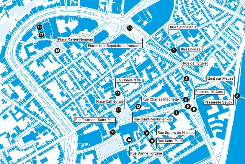 Dwalen in Luik op zoek naar publieke kunst