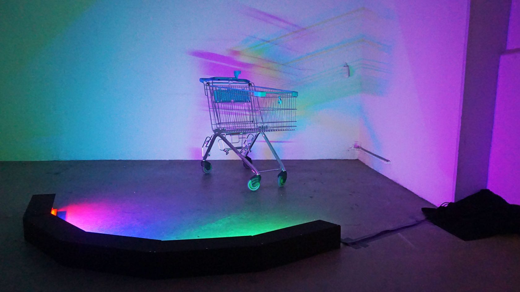 Lichtweg in darkroom De Melkfabriek