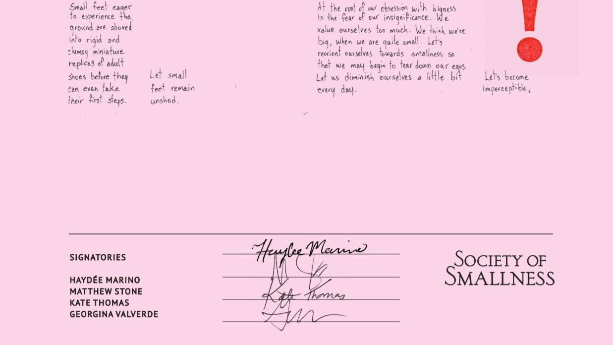 Small, smaller, smallest