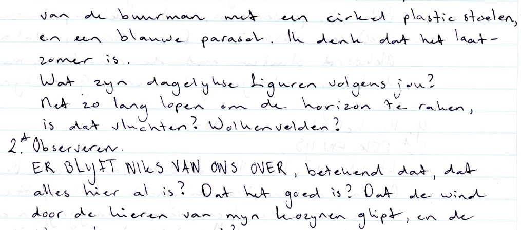 De briefwisseling – deel 2: condensatie