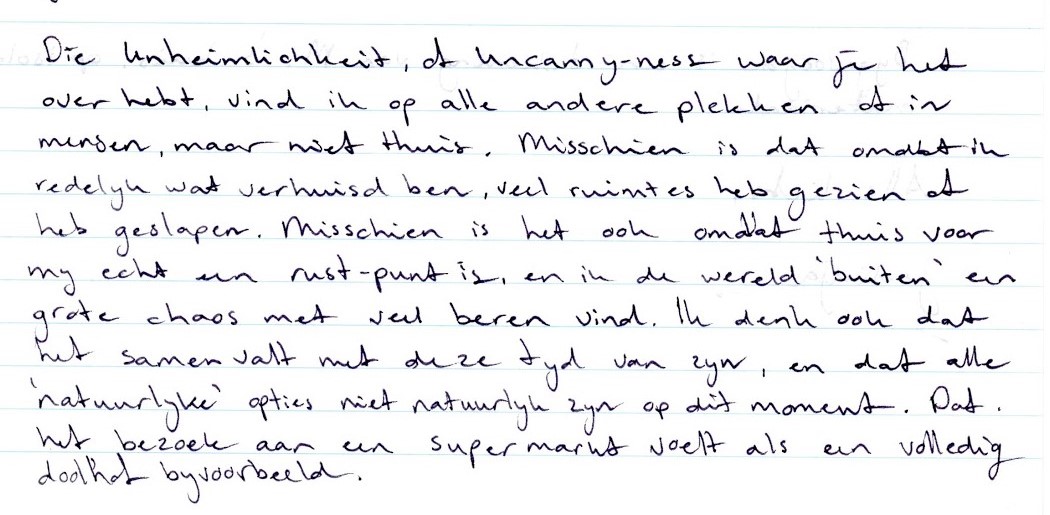 De briefwisseling – deel 2: condensatie