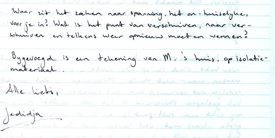 De briefwisseling – deel 2: condensatie