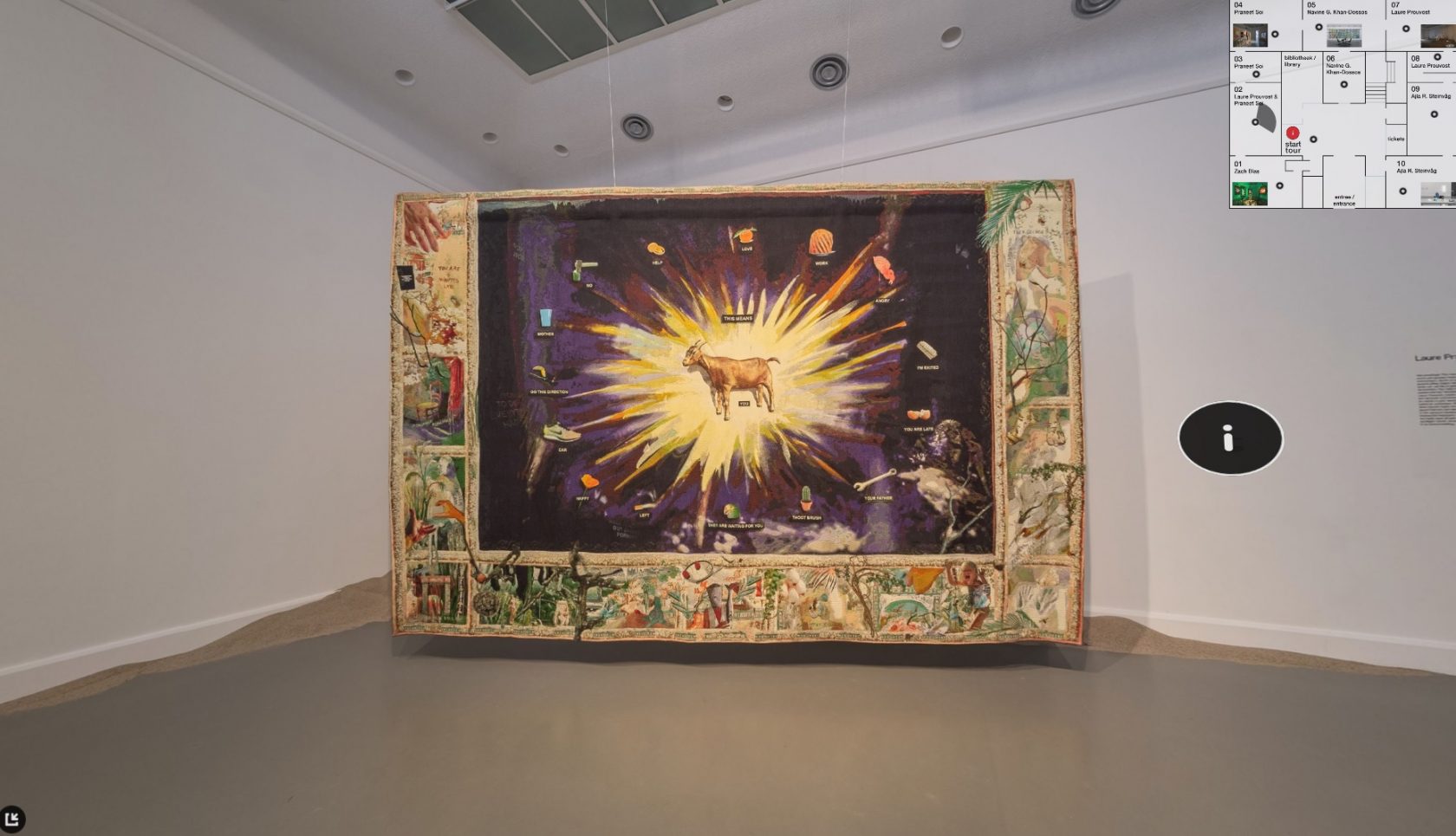 VLUCHTIG – This means Tableau – Laure Prouvost