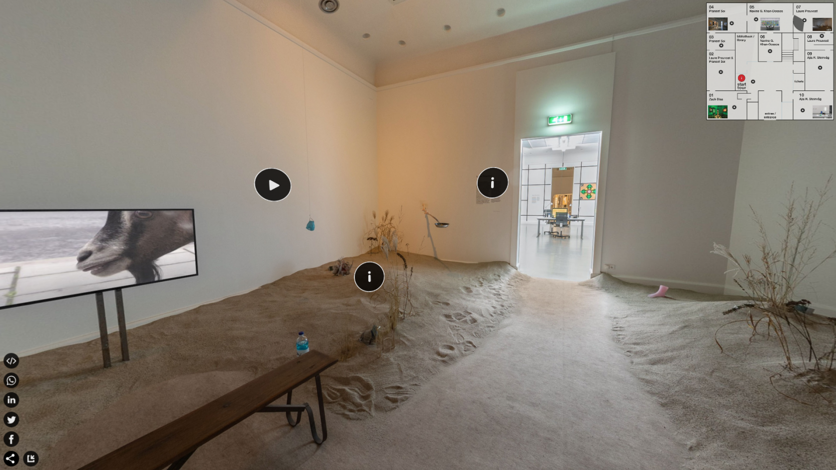 VLUCHTIG – This means Tableau – Laure Prouvost