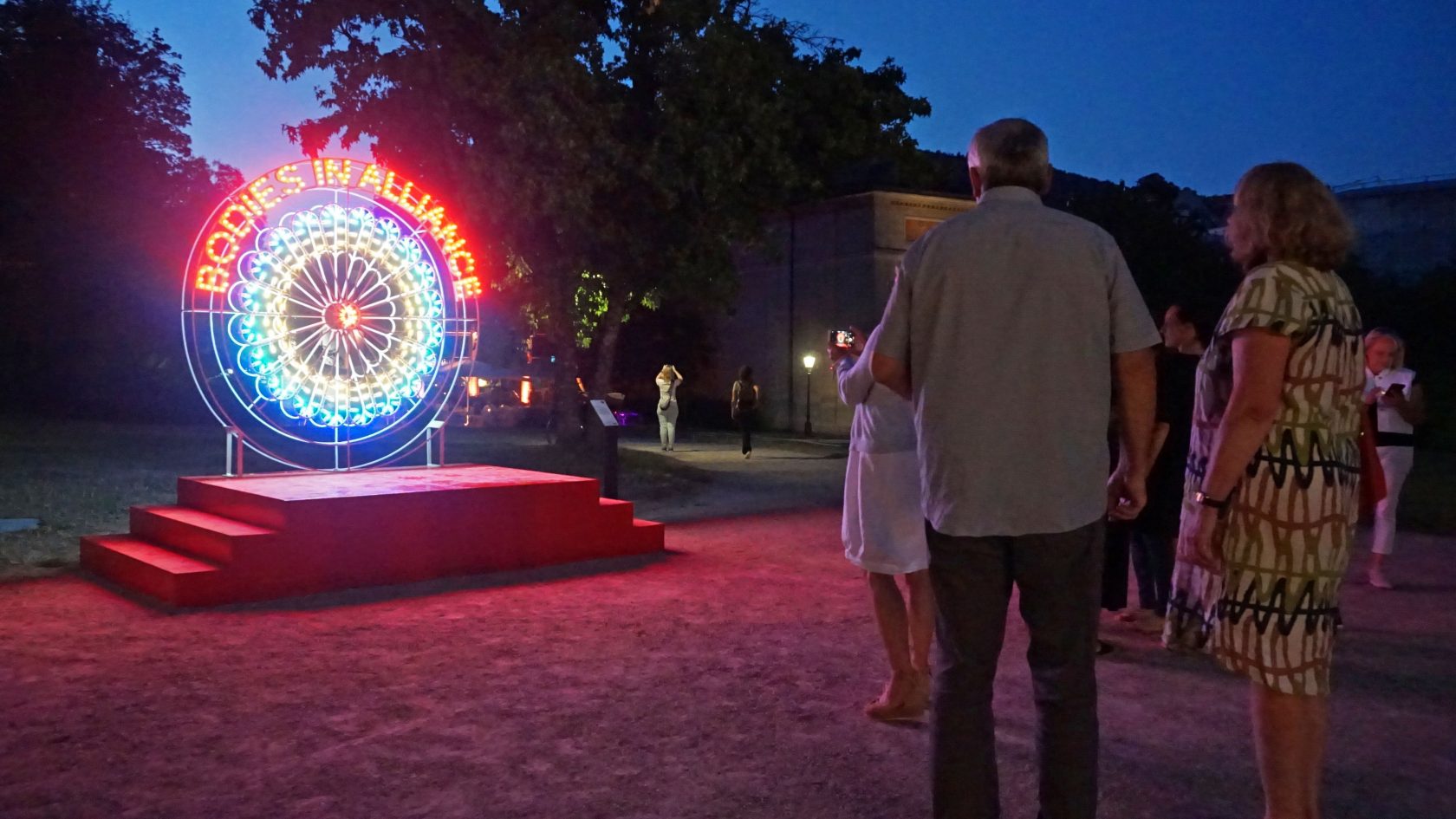 Badend in het licht van Baden-Baden
