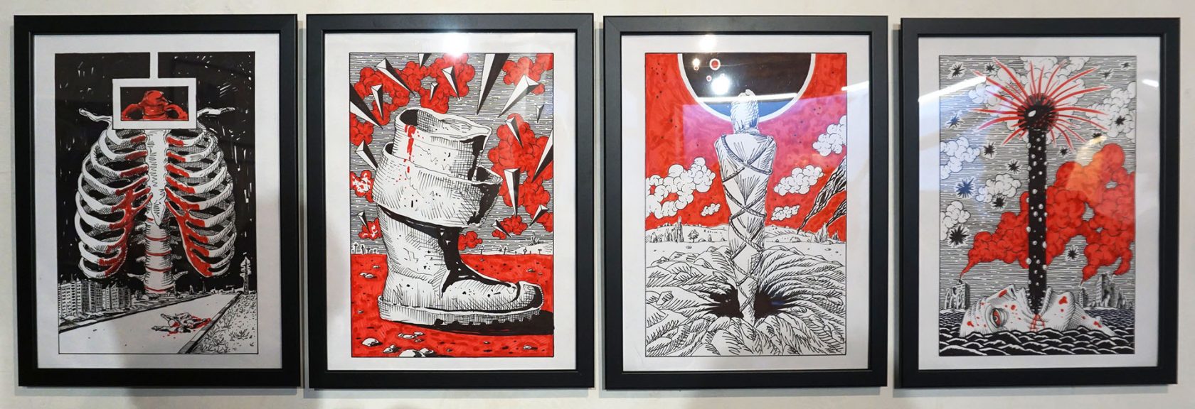 Oekraïense kunstenaars tonen verzet met nieuw werk