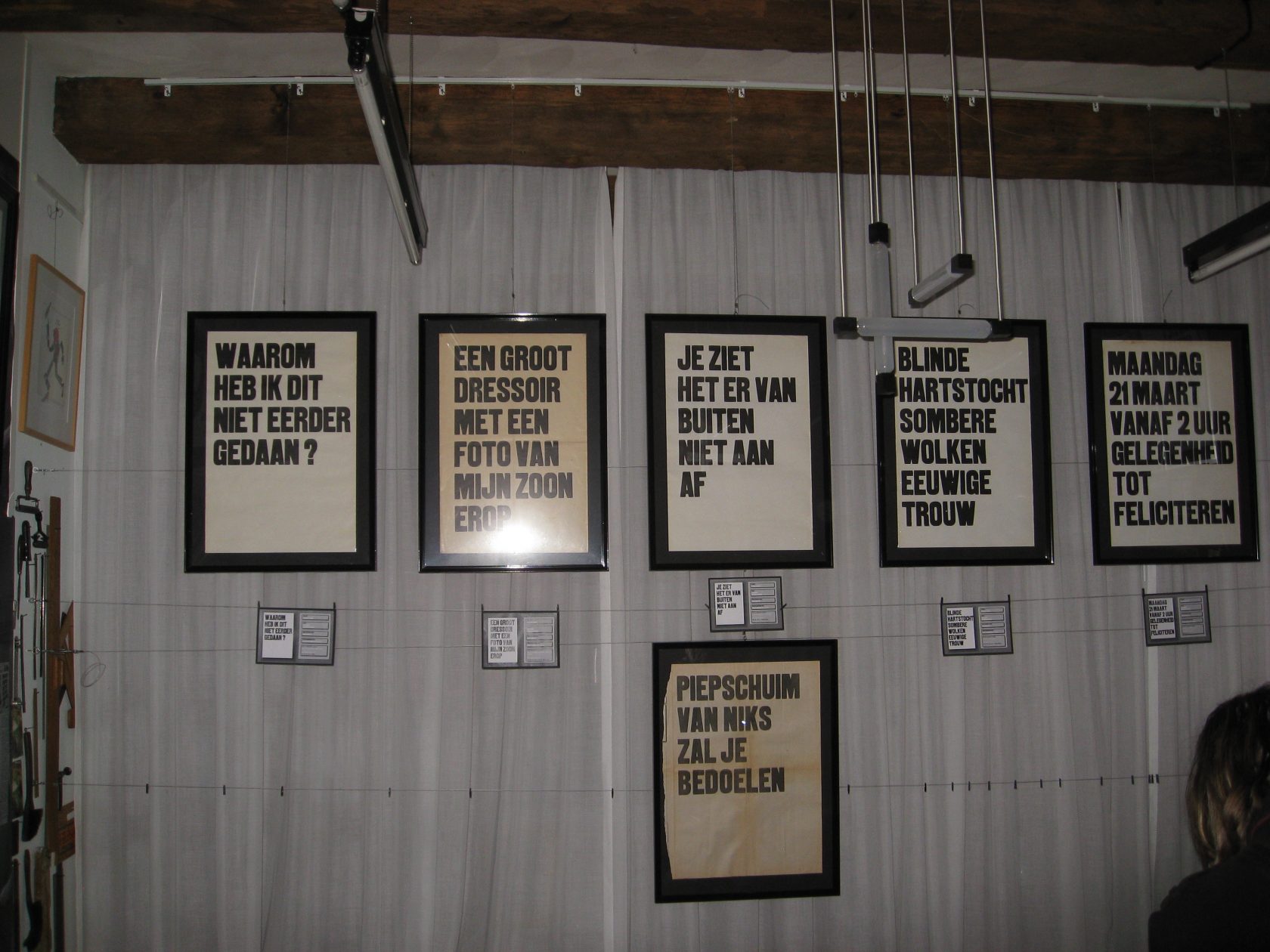 De Wilde Plakker: Nog steeds niet in de krant, wel in de galerie