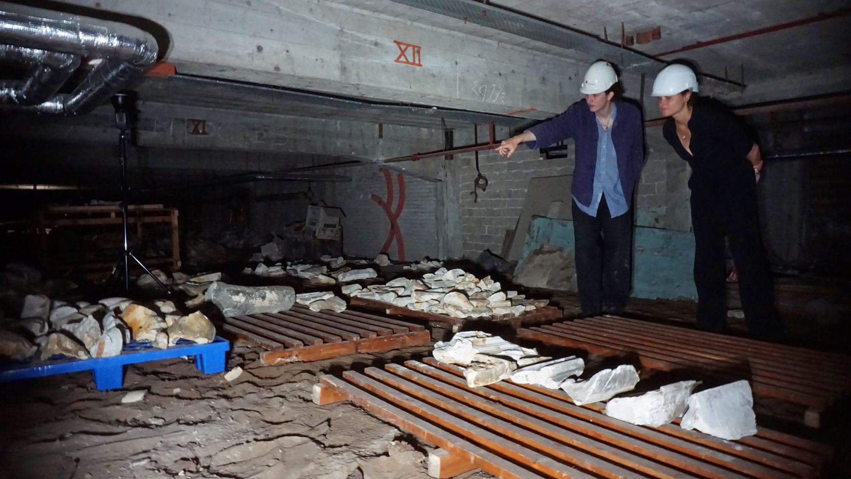 Unearthing the turf – Excavating KABK’s buried plaster treasure