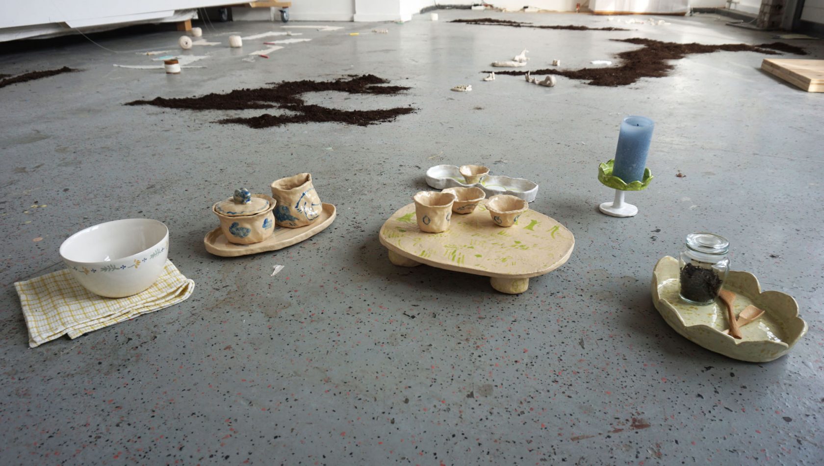 Artists hiding out ( ) in the Mountain